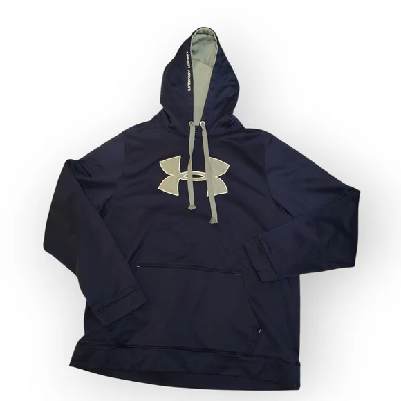 Under Armour Navy and Cream Sweatshirt - Picture 1 of 4